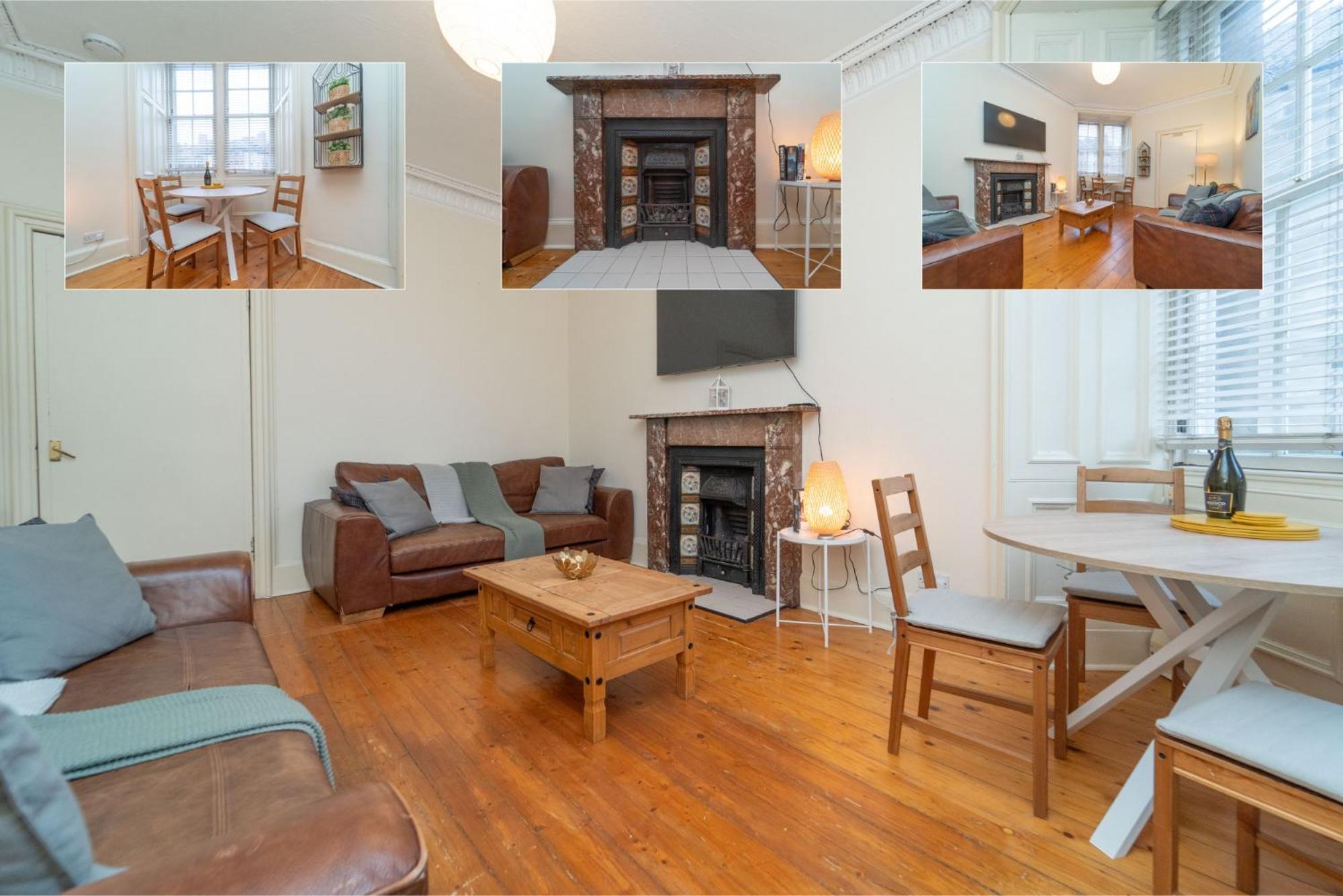 Large City Corner Apartment Edinburgh Exterior photo